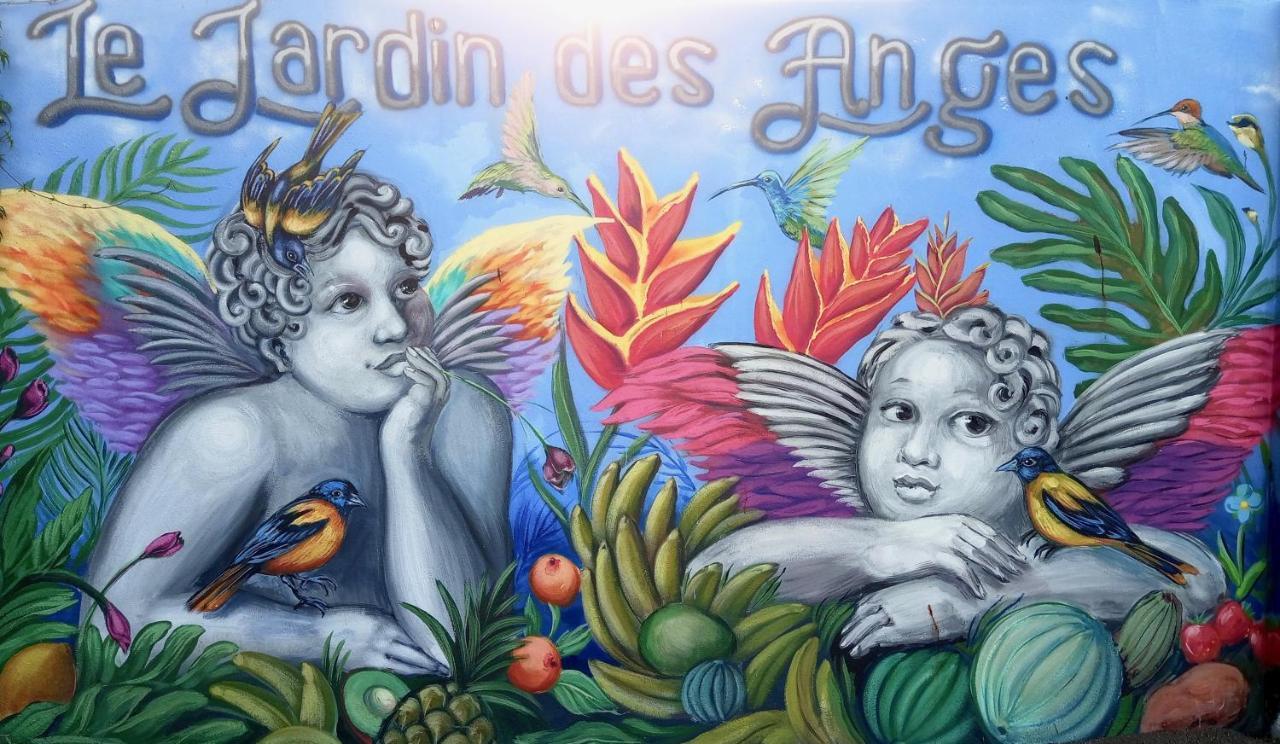 Jardin Des Anges-Bungalows Creoles Et Studio Le Moule Luaran gambar