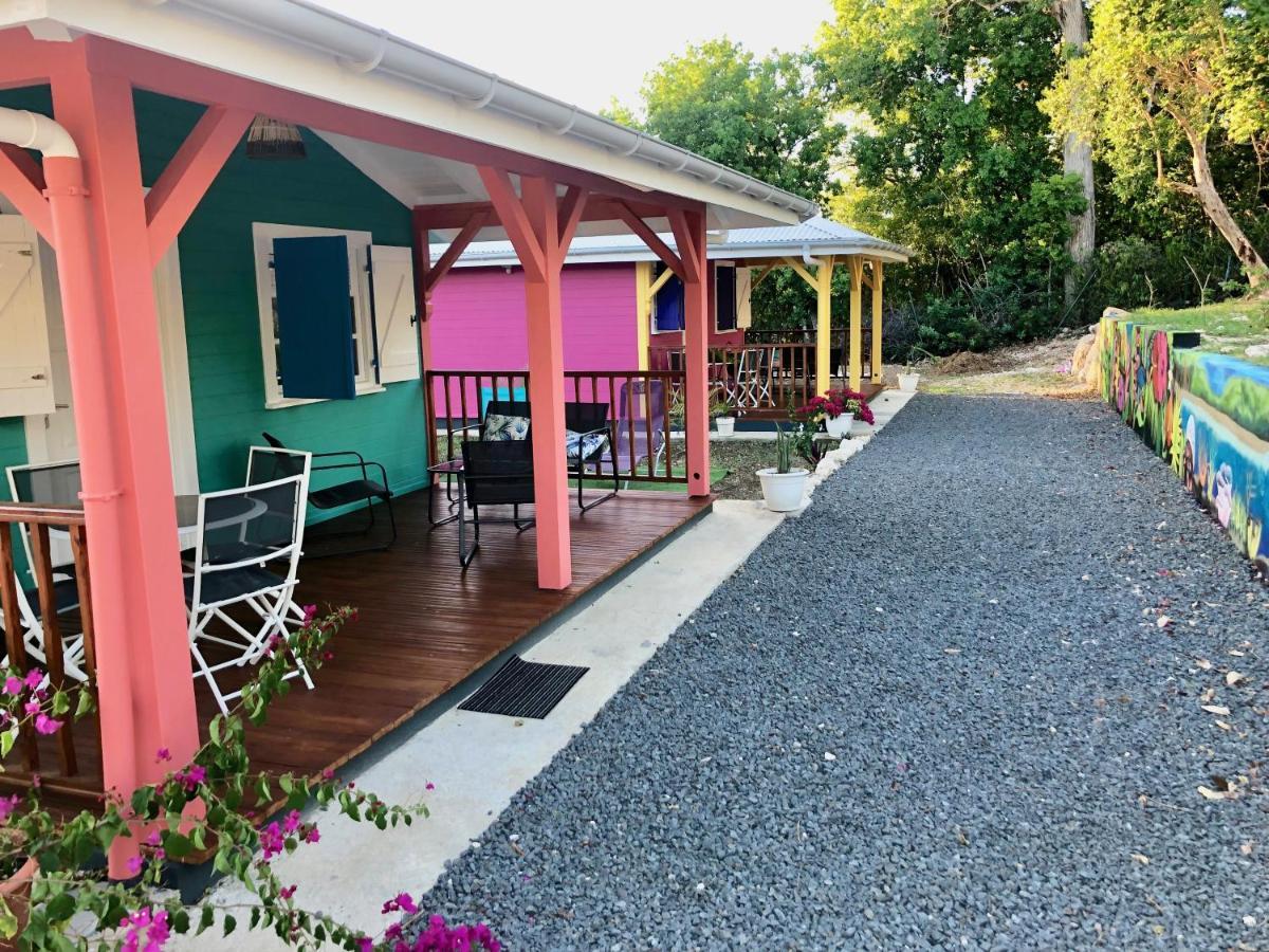 Jardin Des Anges-Bungalows Creoles Et Studio Le Moule Luaran gambar