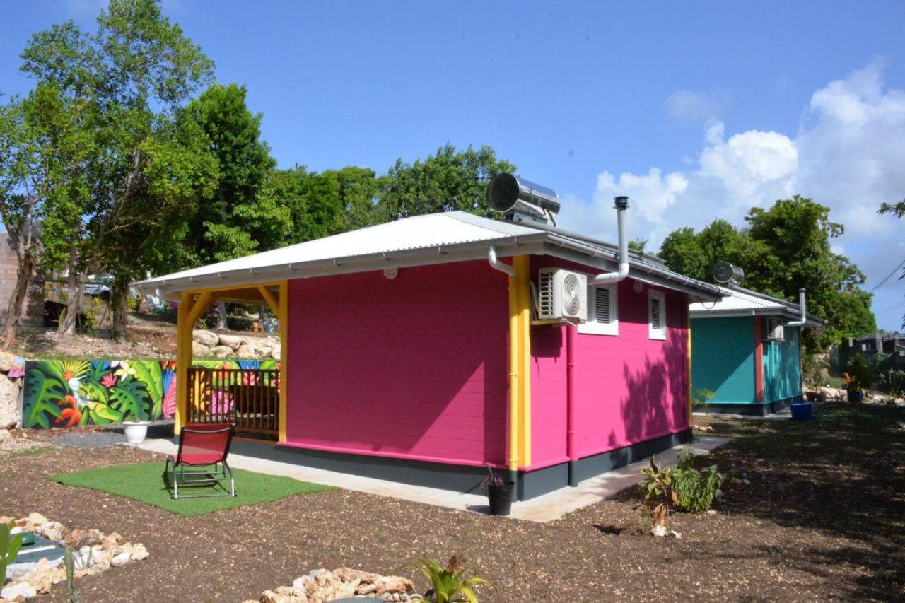 Jardin Des Anges-Bungalows Creoles Et Studio Le Moule Luaran gambar